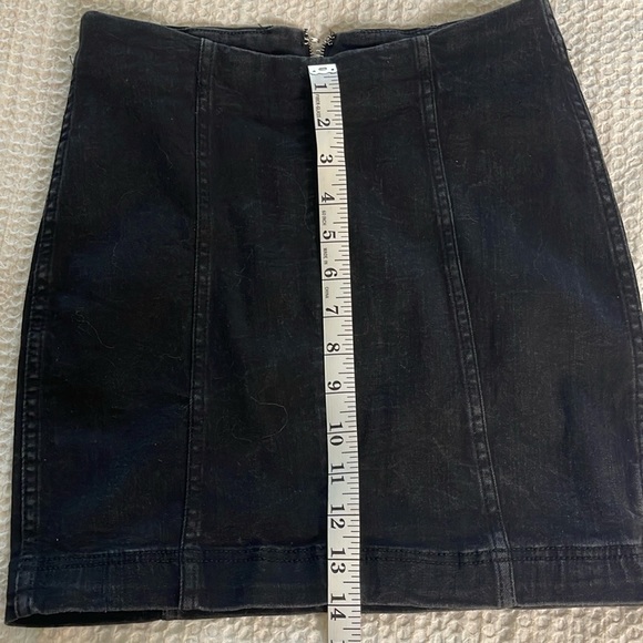 Free People Black Skirt Size 4 - Picture 4 of 7